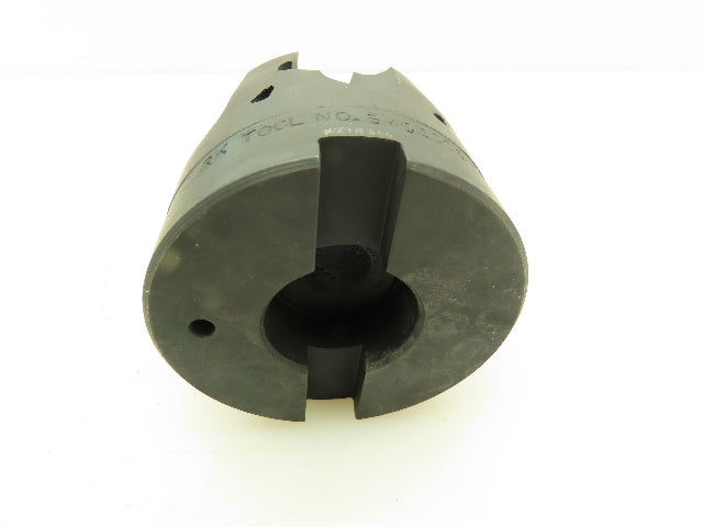 RK Tool SMC3006-13340 Indexable Face Mill 6-Insert Cutter 3" OD RH 1.25" Arbor