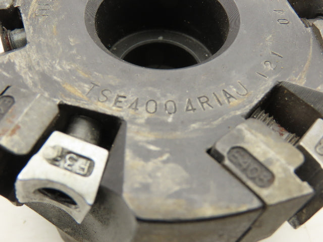 Tungaloy TSE4004RIAU Tac Mill Indexable FaceMill 6-Insert Cutter 4" RH 1.5" Bore