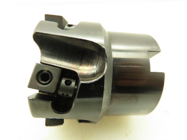 Antech Tool SMC2505-13983 Indexable Face Mill 6-Insert Cutter 2.5" OD RH 1" Bore