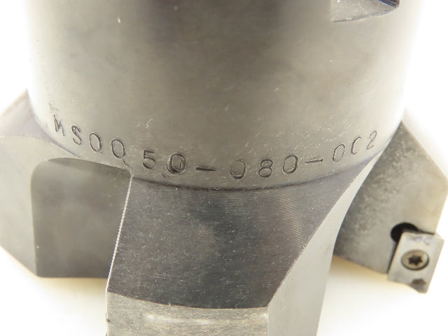 MS0050-080-002 Indexable Face Mill 4-Insert Cutter 4" OD RH 1.25" Bore
