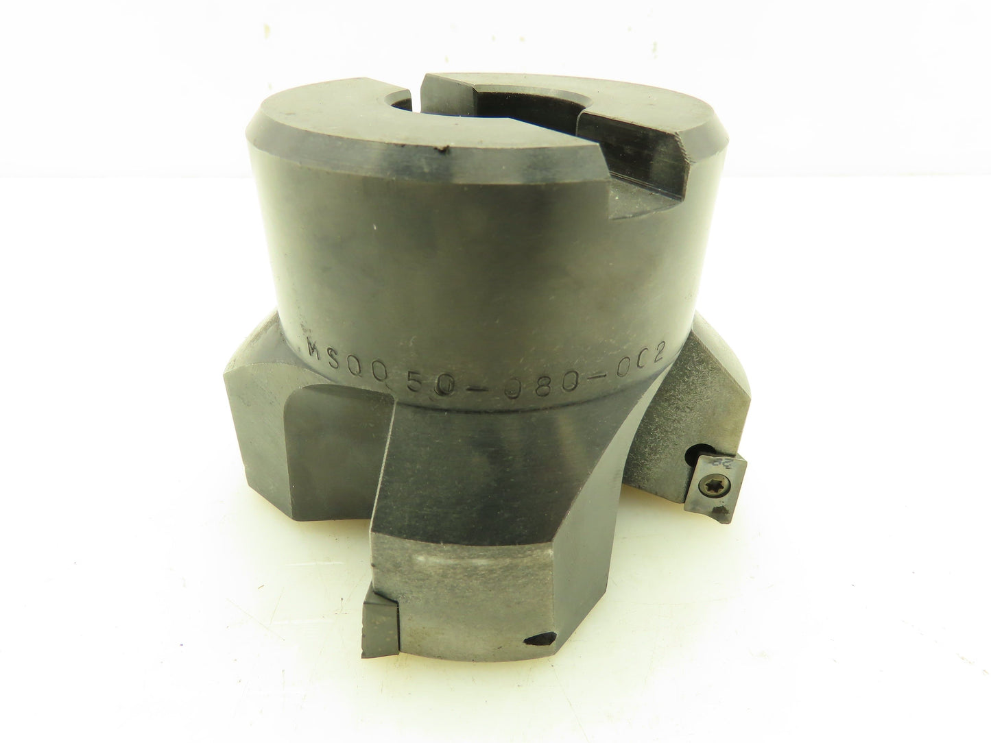 MS0050-080-002 Indexable Face Mill 4-Insert Cutter 4" OD RH 1.25" Bore