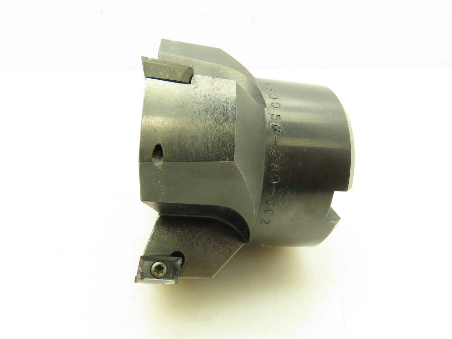 MS0050-080-002 Indexable Face Mill 4-Insert Cutter 4" OD RH 1.25" Bore