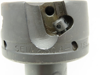 Dijet SEM2.504-0485 Indexable Face Mill 4-Insert Cutter 2.5" OD RH 1.25" Shaft
