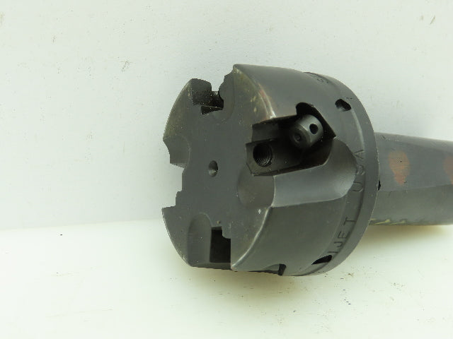 Dijet SEM2.504-0485 Indexable Face Mill 4-Insert Cutter 2.5" OD RH 1.25" Shaft