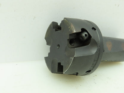 Dijet SEM2.504-0485 Indexable Face Mill 4-Insert Cutter 2.5" OD RH 1.25" Shaft