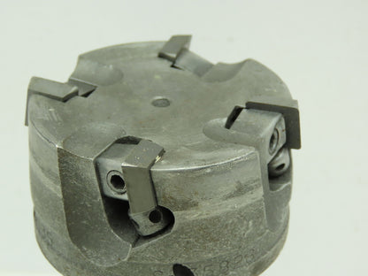 Dijet SEM2.504-0485 Indexable Face Mill 4-Insert Cutter 2.4" OD RH 1.25" Shaft