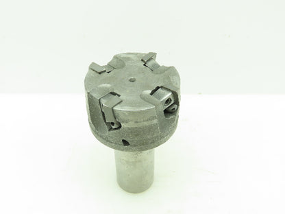 Dijet SEM2.504-0485 Indexable Face Mill 4-Insert Cutter 2.4" OD RH 1.25" Shaft