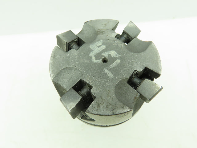 Dijet SMC2504 Indexable Face Mill 4-Insert Cutter 2.4" OD RH 1" Shaft
