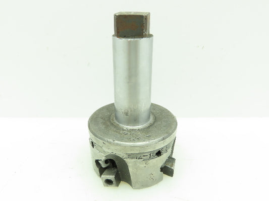 Dijet SMC2504 Indexable Face Mill 4-Insert Cutter 2.4" OD RH 1" Shaft