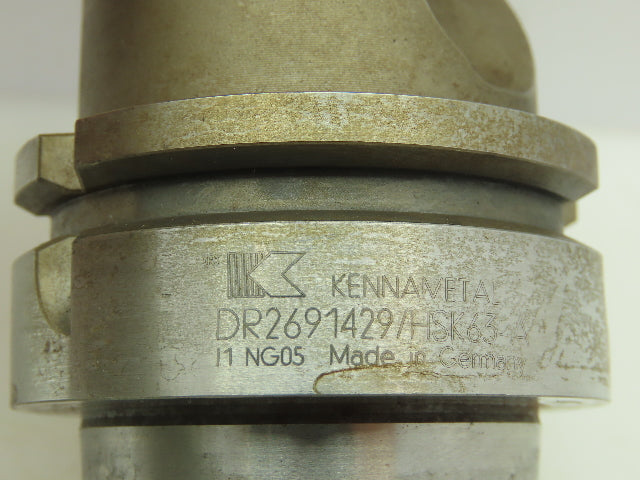 Kennametal DR2691429/HSK63A Indexable Insert Boring Bar Tool Holder Mill Cutter