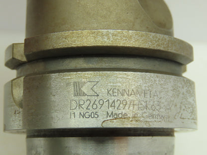 Kennametal DR2691429/HSK63A Indexable Insert Boring Bar Tool Holder Mill Cutter