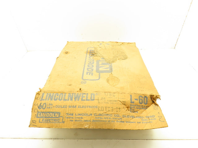 Lincoln Electric L-60 Welding Wire 1/8C 1/8" 60 LBS Lincolnweld