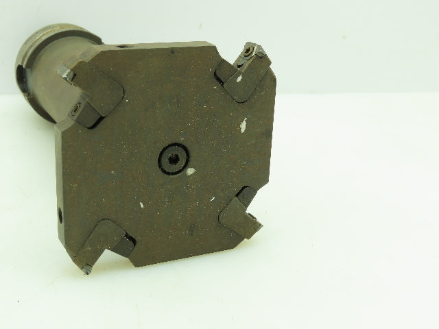 Erickson Boring Bar HSK63A Tool Holder Indexable 4-Insert .5"x 4" Sq Slot Cutter
