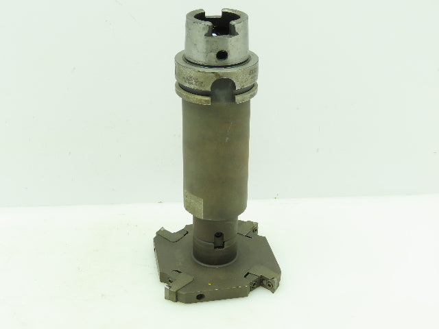 Erickson Boring Bar HSK63A Tool Holder Indexable 4-Insert .5"x 4" Sq Slot Cutter