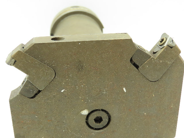 Erickson Boring Bar HSK63A Tool Holder Indexable 4-Insert .5"x 4" Sq Slot Cutter