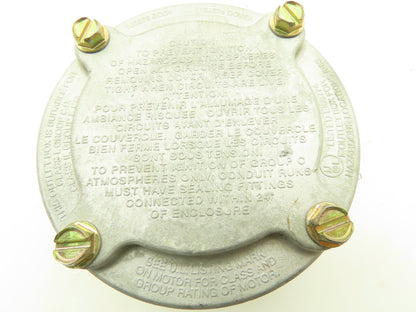 Marathon Electric 102273 Hazardous Location Enclosure Box W/102274 Cover