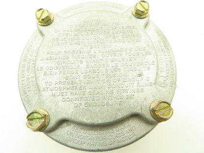 Marathon Electric 102273 Hazardous Location Enclosure Box W/102274 Cover