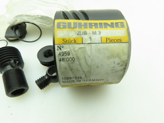 Guhring ZUB-M3 GM300 4Pt Clamp Set Tool Holder Coolant Tube Screw
