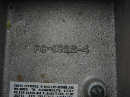 Oz Gedney CS1A Explosion-Proof Switch Enclosure W/ Cover 600V Hazardous Location