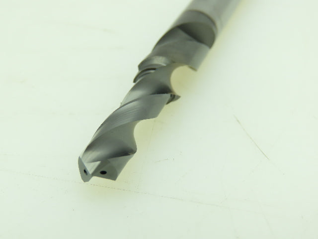 Seco Carbide 2-Flute Spiral Chamfer Coolant Drill 7x10mm Cut 10mm Shank LOT OF 4
