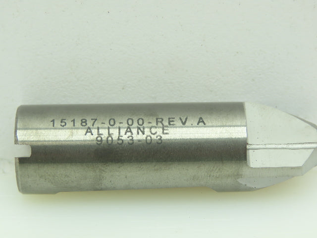 Alliance CNC 15187 Carbide Chamfer Step Drill 2-Flute Coolant 16mm Cut  LOT OF 6