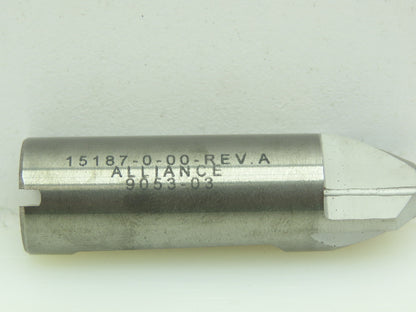 Alliance CNC 15187 Carbide Chamfer Step Drill 2-Flute Coolant 16mm Cut  LOT OF 6