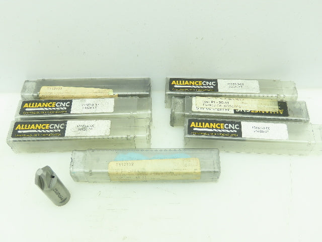 Alliance CNC 15187 Carbide Chamfer Step Drill 2-Flute Coolant Ø 16mm  LOT OF 7