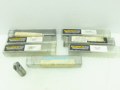 Alliance CNC 15187 Carbide Chamfer Step Drill 2-Flute Coolant Ø 16mm  LOT OF 7
