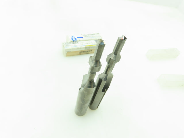 Mapal 30565272 Carbide Chamfer Step Drill 2-Flute Coolant Ø 6.42x12.3mm LOT OF 2