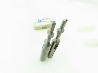 Mapal 30565272 Carbide Chamfer Step Drill 2-Flute Coolant Ø 6.42x12.3mm LOT OF 2