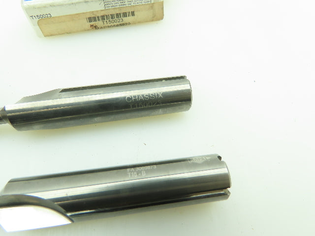 Mapal 30565272 Carbide Chamfer Step Drill 2-Flute Coolant Ø 6.42x12.3mm LOT OF 2