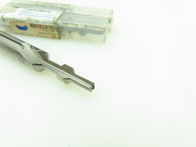 Mapal 30565272 Carbide Chamfer Step Drill 2-Flute Coolant Ø 6.45x12.3mm LOT OF 3