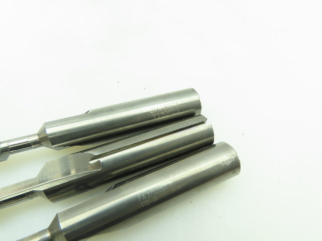 Mapal 30565272 Carbide Chamfer Step Drill 2-Flute Coolant Ø 6.45x12.3mm LOT OF 3