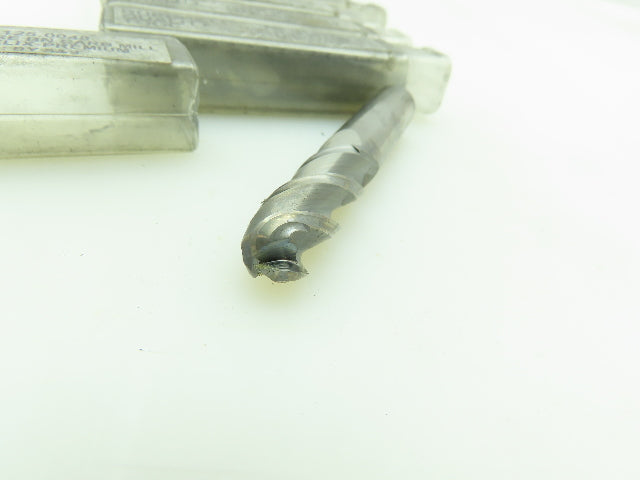 Burchett 8901250048 Carbide Square End Mill 3-Flute Spiral Drill 12mm  LOT OF 5