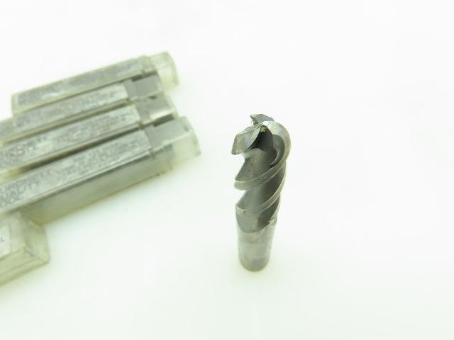 Burchett 8901250048 Carbide Square End Mill 3-Flute Spiral Drill 12mm  LOT OF 5