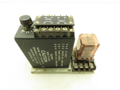 Industrial Controls 1010-2F4B Solid State Timer 230V Input 115V Output 24V Relay