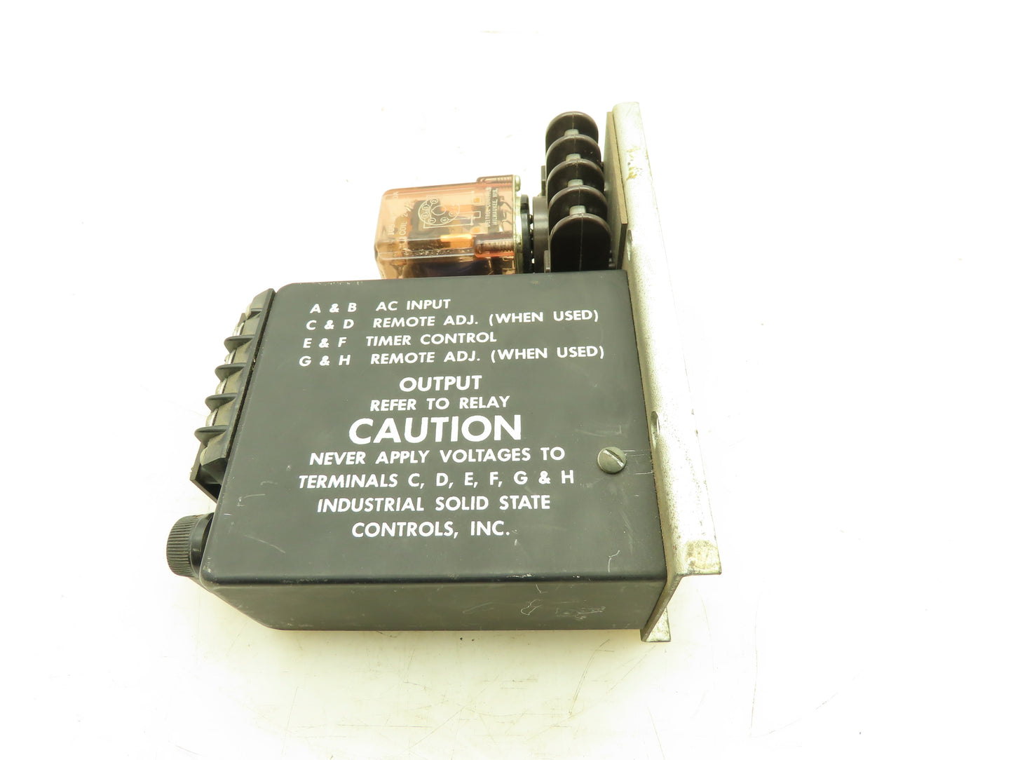 Industrial Controls 1010-2F4B Solid State Timer 230V Input 115V Output 24V Relay