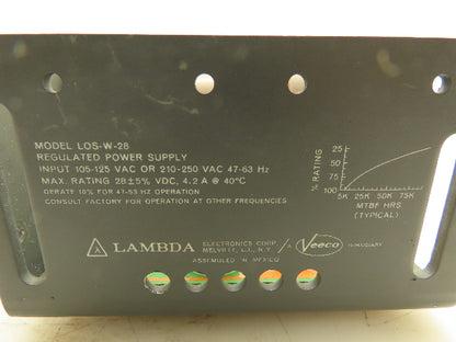 Lambda LOS-W-28 28VDC Power Supply 105-250V Input 28 4.2 A