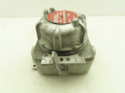 Crouse Hinds GUSC2041-13-5 Explosion Proof Snap Switch 15A 250V Breaker 1" Ports