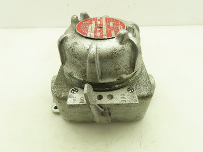 Crouse Hinds GUSC2041-13-5 Explosion Proof Snap Switch 15A 250V Breaker 1" Ports