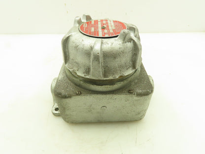 Crouse Hinds GUSC2041-13-5 Explosion Proof Snap Switch 15A 250V Breaker 1" Ports