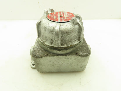 Crouse Hinds GUSC2041-13-5 Explosion Proof Snap Switch 15A 250V Breaker 1" Ports