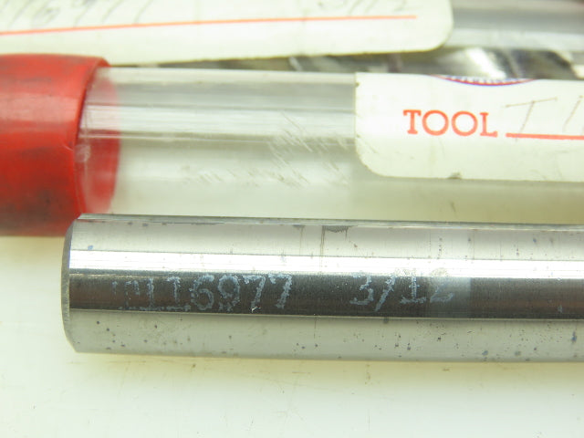AMG T116977 Carbide 2-Flute Spiral Coolant Chamfer Step Drill Ø 6x12mm  LOT OF 9