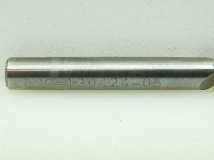 AMG 130424-05 Carbide 2-Flute Spiral Coolant Chamfer Step Drill 5.5x8mm LOT OF 5
