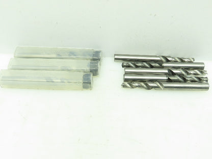 Seco S121047 Carbide 2-Flute Spiral Coolant Chamfer Drill Ø 7.4x10mm LOT OF 8