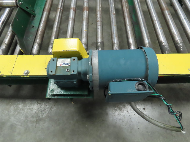 Powered Live Roller Case Pallet Skid Conveyor 40"x 10' 208-230/460V 3Ph 61 FPM