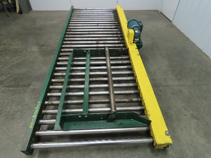 Powered Live Roller Case Pallet Skid Conveyor 40"x 10' 208-230/460V 3Ph 61 FPM