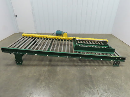 Powered Live Roller Case Pallet Skid Conveyor 40"x 10' 208-230/460V 3Ph 61 FPM