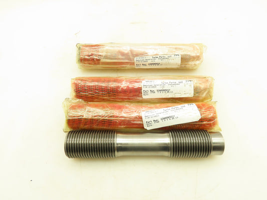 TPL 22H006501Y Turbo Parts Stud 1.5"x 8.25" 1/4"ID Bore #8 OD Thread LOT OF 4