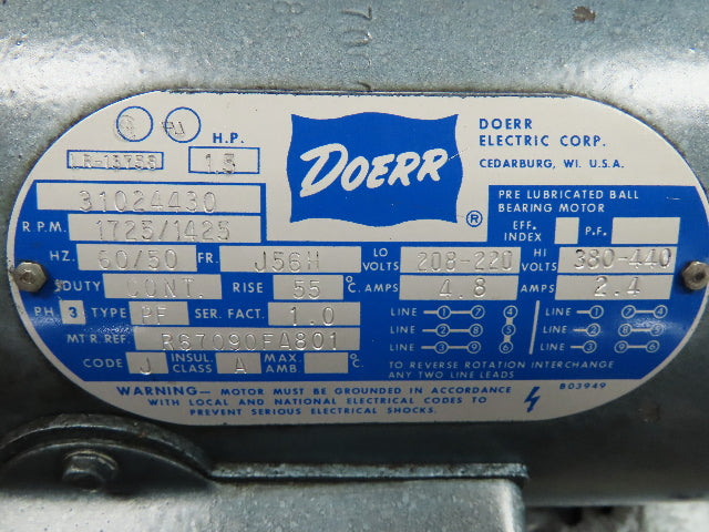 18 Gallon 1.5 Hp 3Ph Hydraulic Power Unit W/Vickers PVB6A-FRS 20-CA-11 Pump